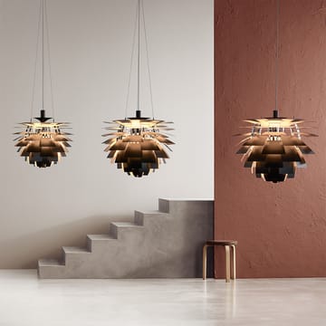 Lámpara colgante PH Artichoke LED - Acero pulido, Ø48 cm - Louis Poulsen