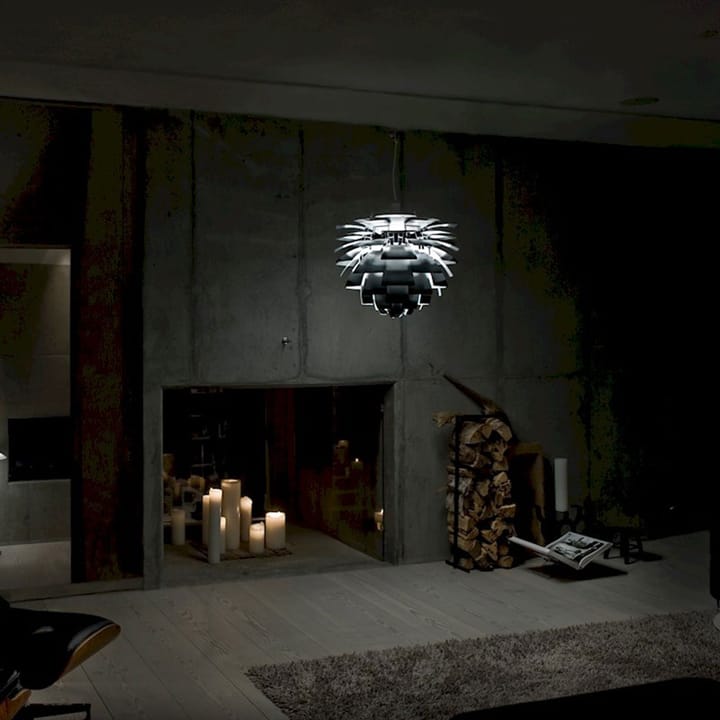 Lámpara colgante PH Artichoke LED, Acero pulido, Ø48 cm Louis Poulsen