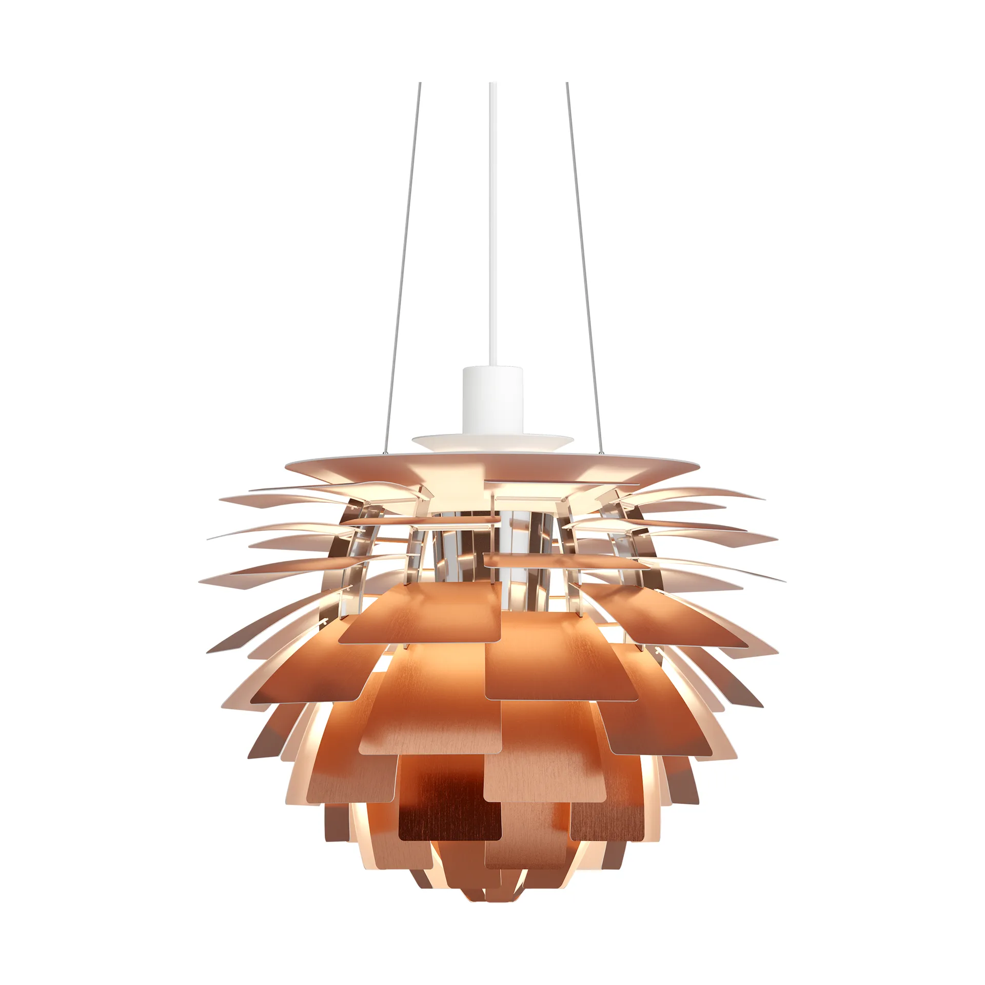 Lámpara colgante PH Artichoke LED, Cobre, Ø48 cm Louis Poulsen