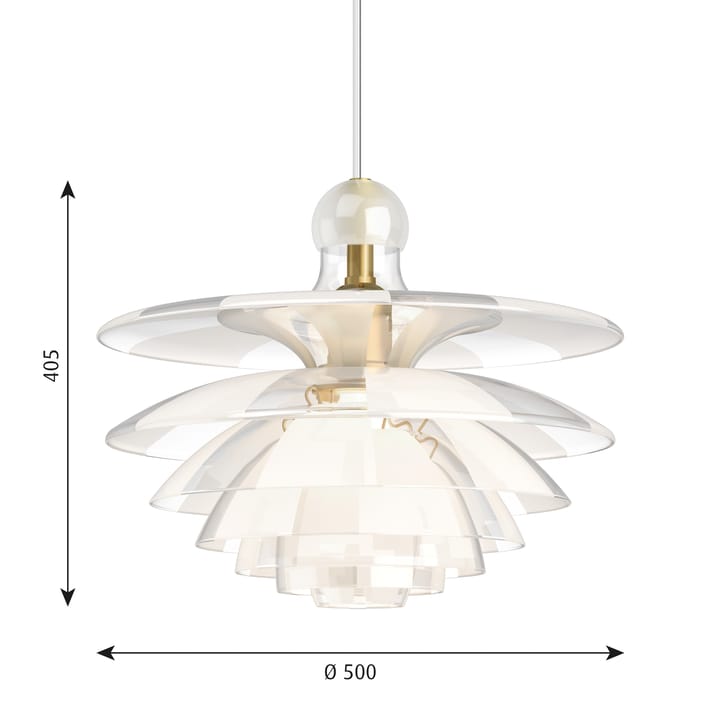 Lámpara colgante PH Septima Ø50 cm, Glas Louis Poulsen