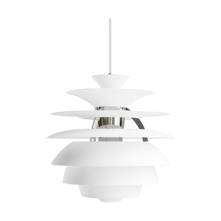 Lámpara colgante PH Snowball - Soft white-chrome - Louis Poulsen
