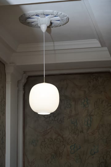 Lámpara colgante VL45 Radiohus Ø25 cm - Brass-white opal glass - Louis Poulsen