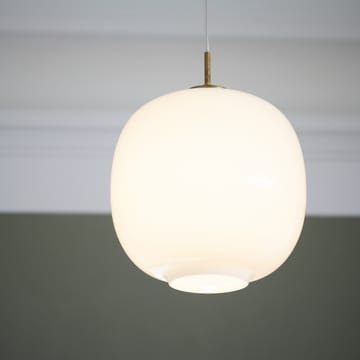 Lámpara colgante VL45 Radiohus Ø25 cm - Brass-white opal glass - Louis Poulsen