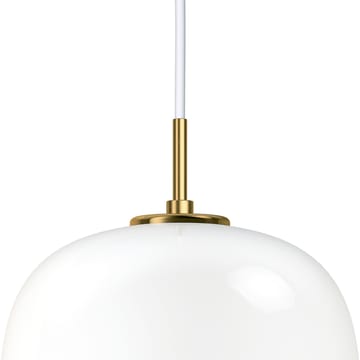 Lámpara colgante VL45 Radiohus Ø25 cm - Vidrio opal blanco - Louis Poulsen