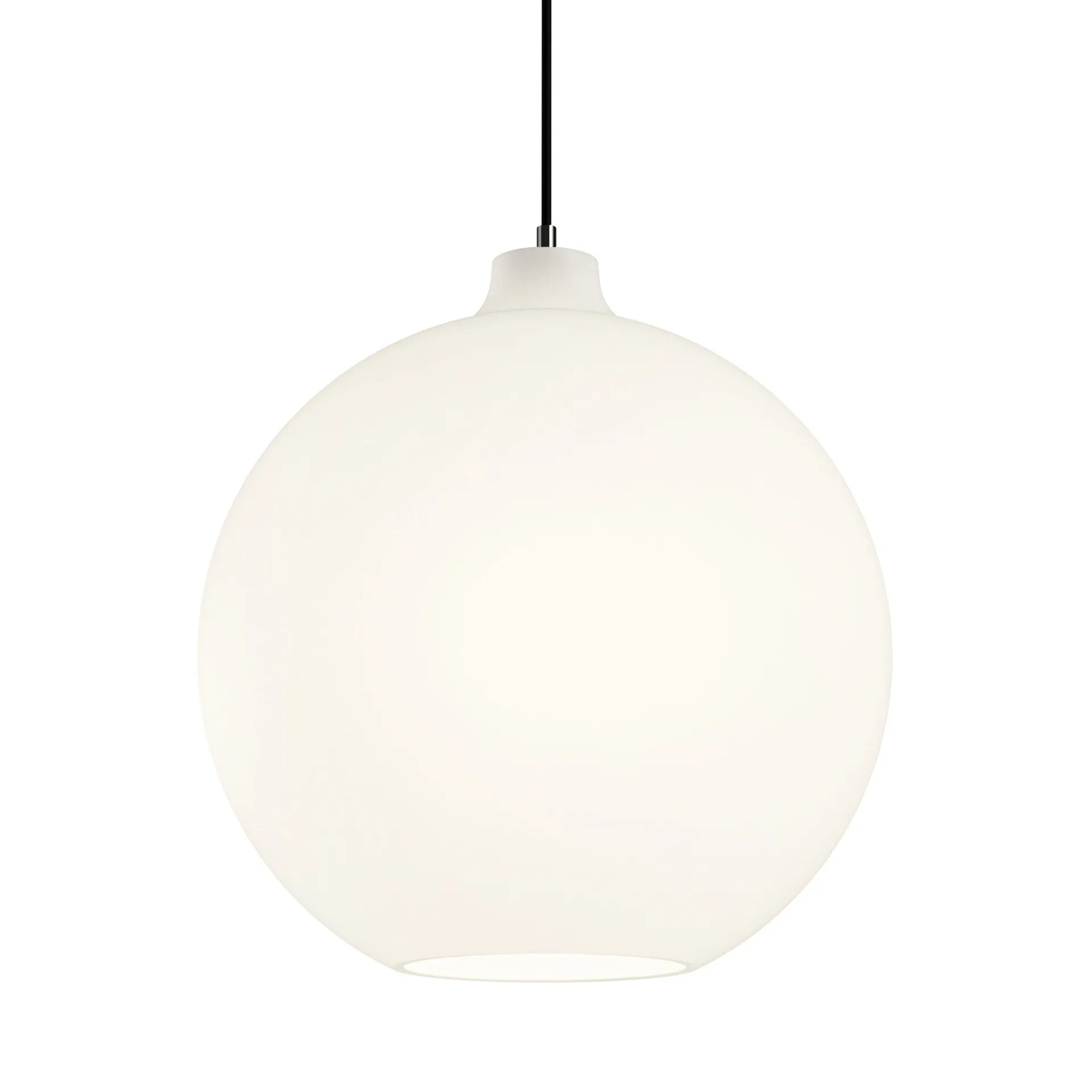 Lámpara colgante Wohlert Ø30 cm, Vidrio opal blanco Louis Poulsen