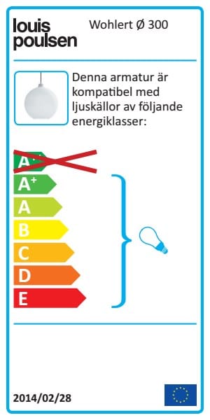 Lámpara colgante Wohlert Ø30 cm - Vidrio opal blanco - Louis Poulsen