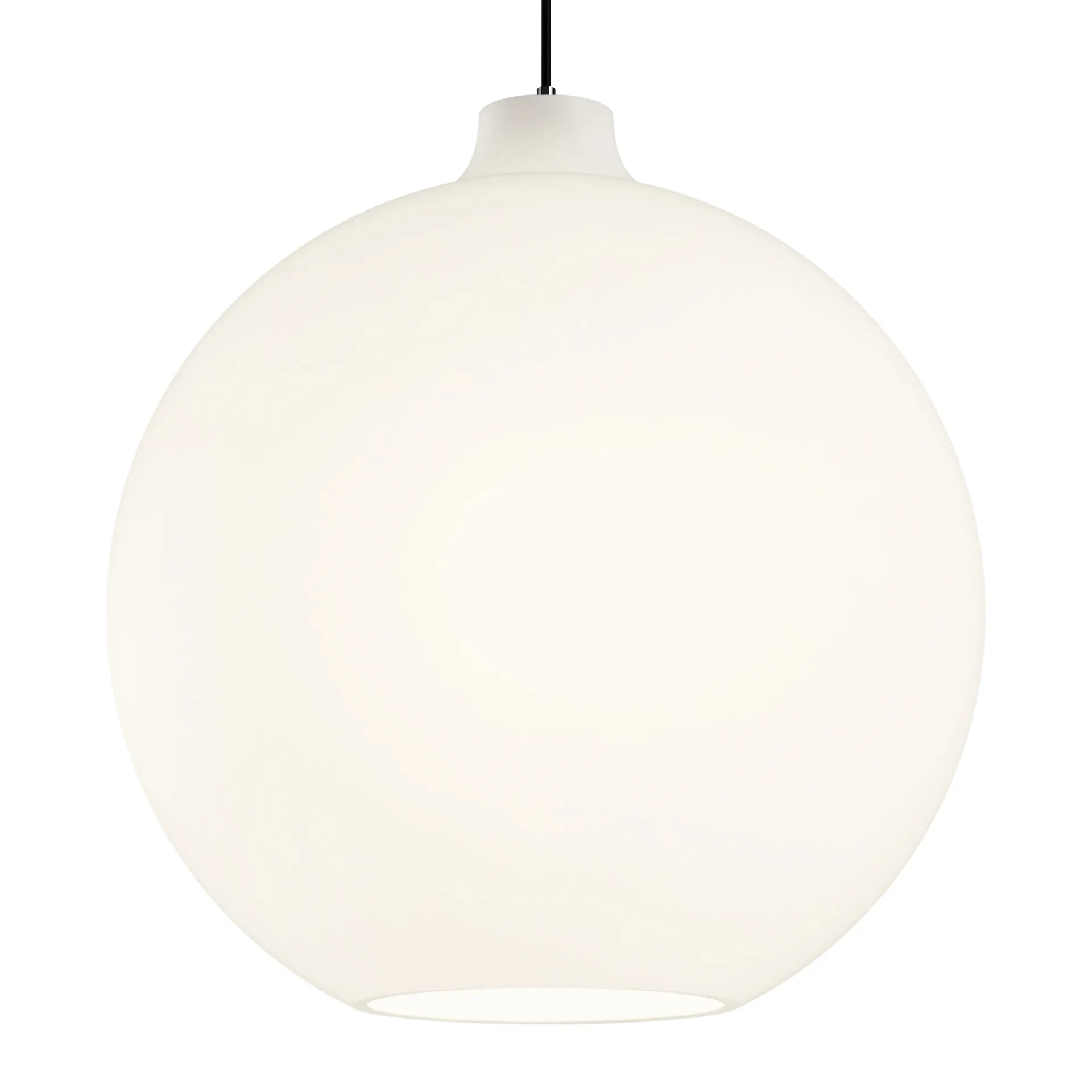 Lámpara colgante Wohlert Ø40 cm, Vidrio opal blanco Louis Poulsen