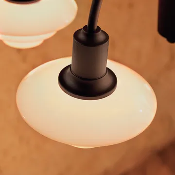 Lámpara de araña PH 1/1 Chandelier Centenary Edition  - Brass-dusty terracotta, 3 brazos - Louis Poulsen