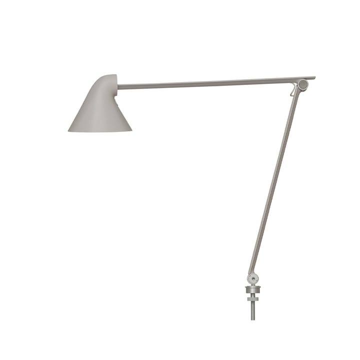 Lámpara de escritorio NJP - Gris claro, pin ø10 cm, 3000k - Louis Poulsen