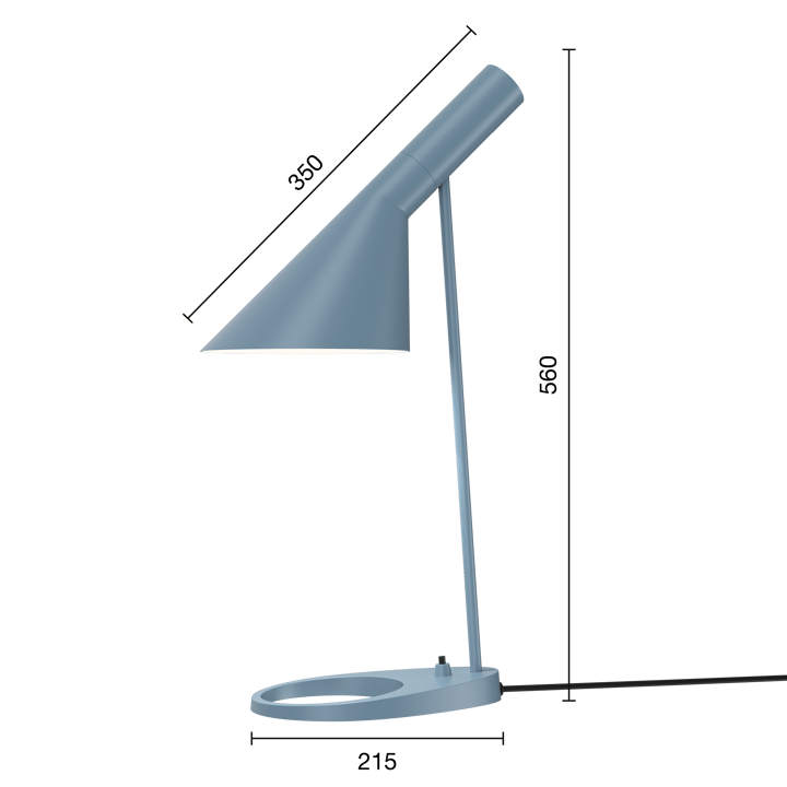 Lámpara de mesa AJ - Dusty blue - Louis Poulsen