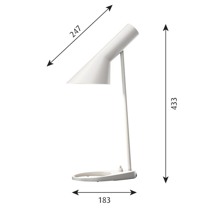 Lámpara de mesa AJ MINI - Blanco - Louis Poulsen