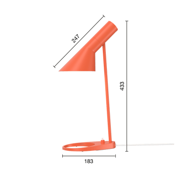 Lámpara de mesa AJ MINI - Electric orange - Louis Poulsen
