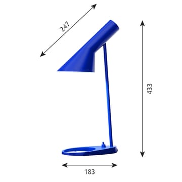 Lámpara de mesa AJ MINI - Ultra azul - Louis Poulsen