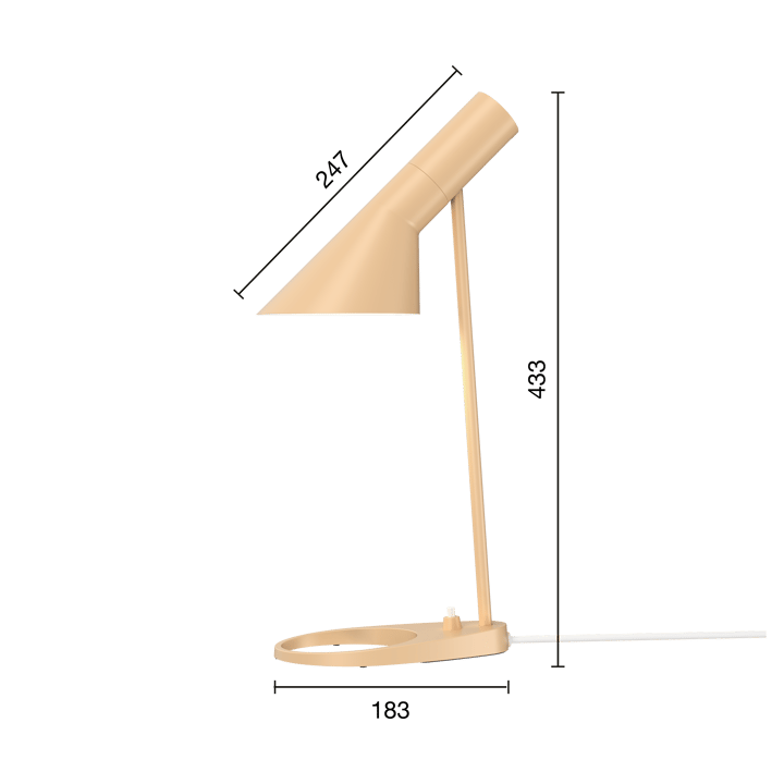 Lámpara de mesa AJ MINI - Warm sand - Louis Poulsen