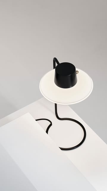 Lámpara de mesa AJ Oxford 28 cm negro - Vidrio opalino - Louis Poulsen