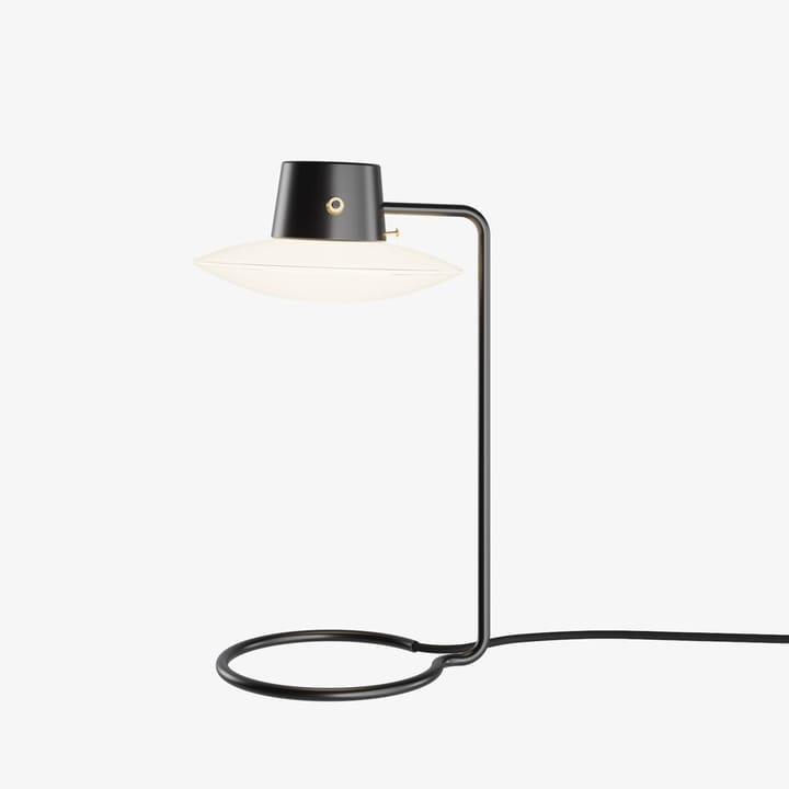 Lámpara de mesa AJ Oxford 41 cm negro, Vidrio opalino Louis Poulsen
