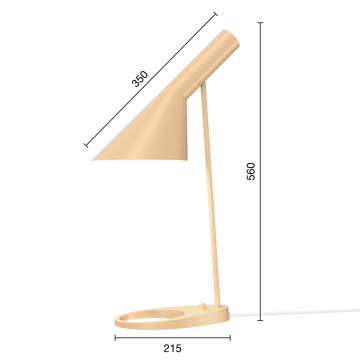 Lámpara de mesa AJ - Warm sand - Louis Poulsen