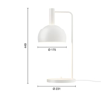 Lámpara de mesa FJ Elements Ø17,5 cm - White - Louis Poulsen