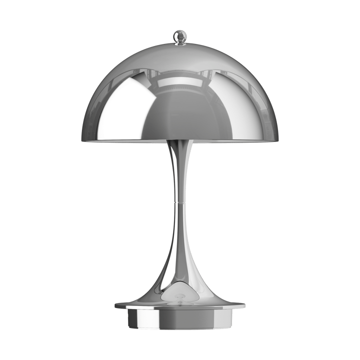 Lámpara de mesa Panthella 160 Portable v3, Chrome Louis Poulsen