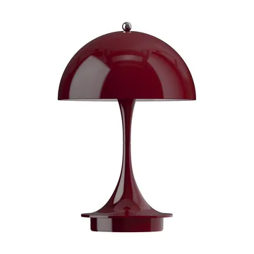 Lámpara de mesa Panthella 160 Portable v3 - Opaque burgundy - Louis Poulsen