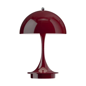 Lámpara de mesa Panthella 160 Portable v3 - Opaque burgundy - Louis Poulsen