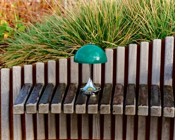 Lámpara de mesa Panthella 160 Portable v3 - Original Opal Green - Louis Poulsen