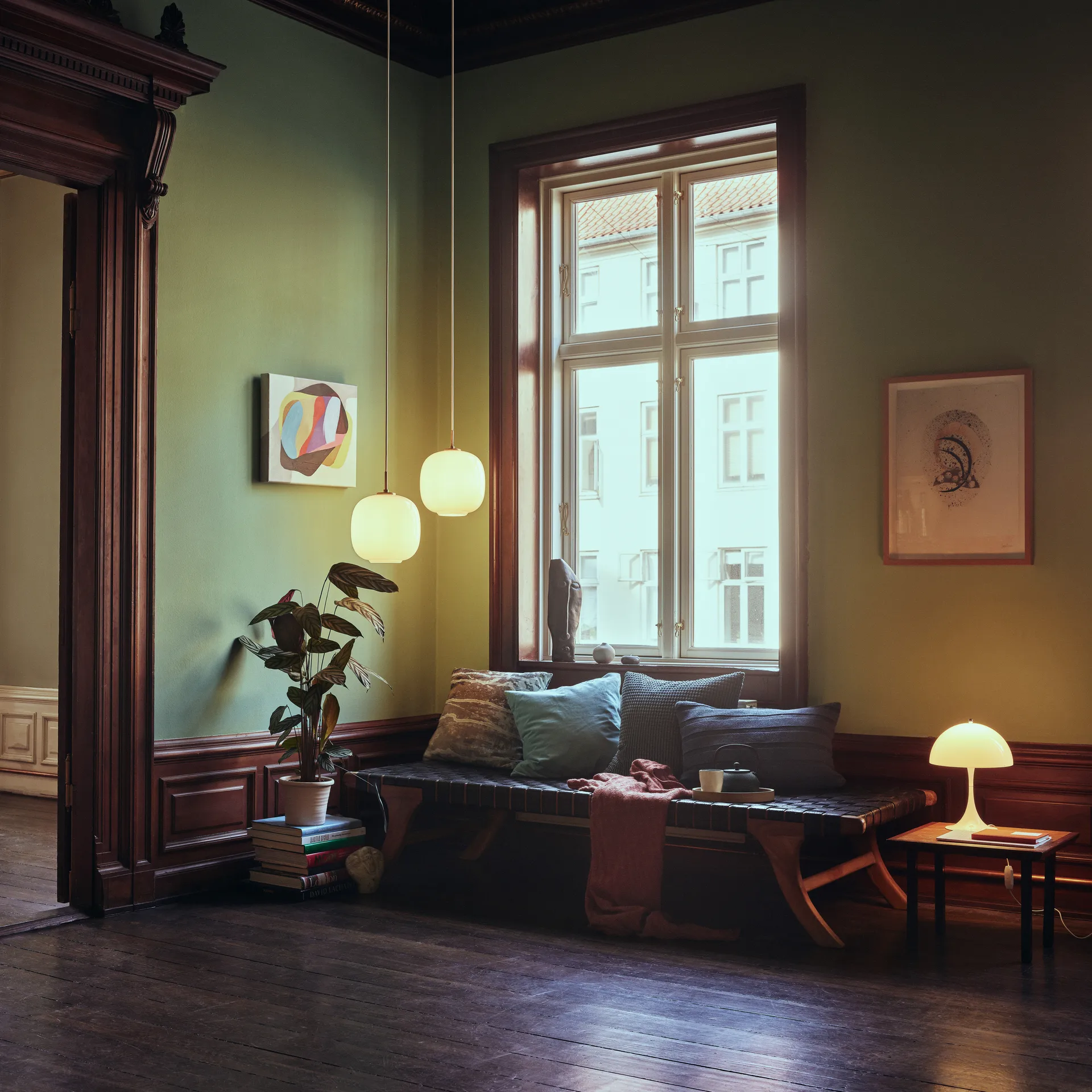 Lámpara de mesa Panthella 250, Blanco opal Louis Poulsen