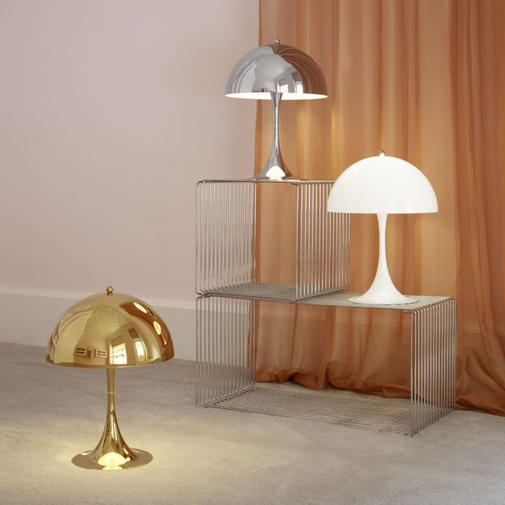 Lámpara de mesa Panthella 320, Acrílico blanco Louis Poulsen