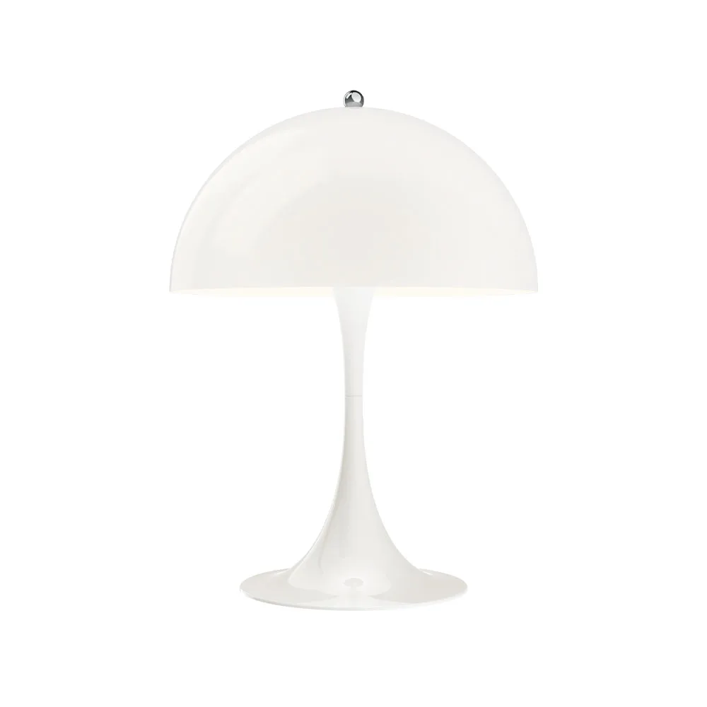 Lámpara de mesa Panthella 320, Acrílico blanco Louis Poulsen