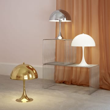 Lámpara de mesa Panthella 320 - Cromo - Louis Poulsen