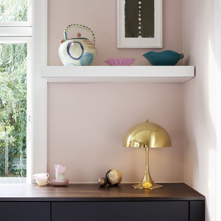 Lámpara de mesa Panthella 320, Latón Louis Poulsen