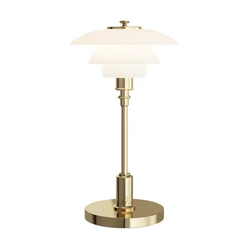 Lámpara de mesa PH 1/1 portátil - Chapado en latón - Louis Poulsen