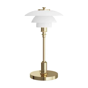 Lámpara de mesa PH 1/1 portátil - Chapado en latón - Louis Poulsen