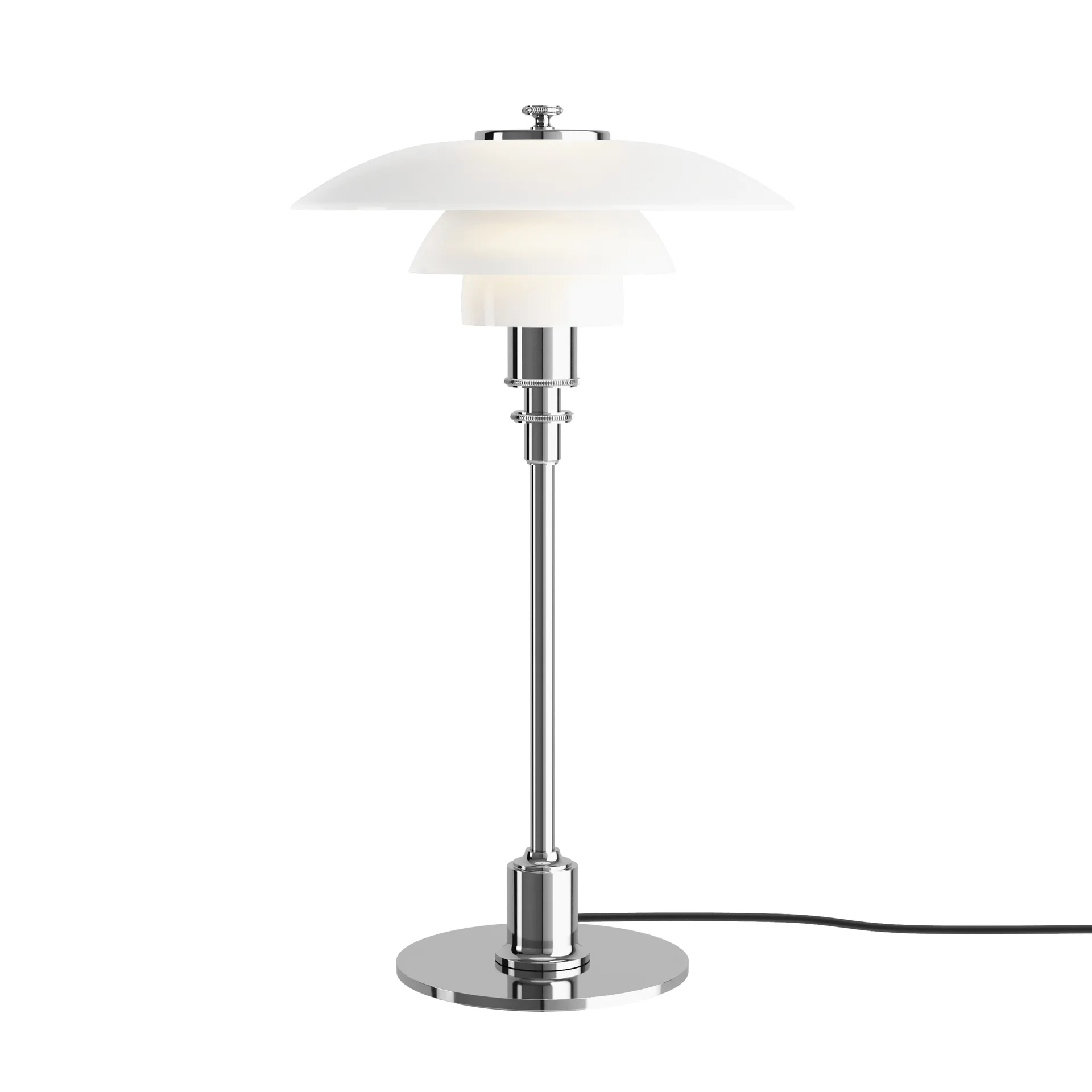 Lámpara de mesa PH 2/1, Cromo Louis Poulsen