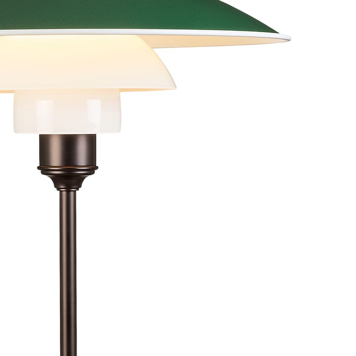 Lámpara de mesa PH 3½-2½, Verde Louis Poulsen