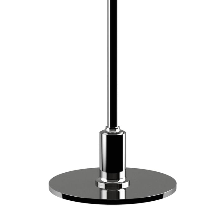 Lámpara de mesa PH 3½-2½ vidrio opal, Cromo Louis Poulsen