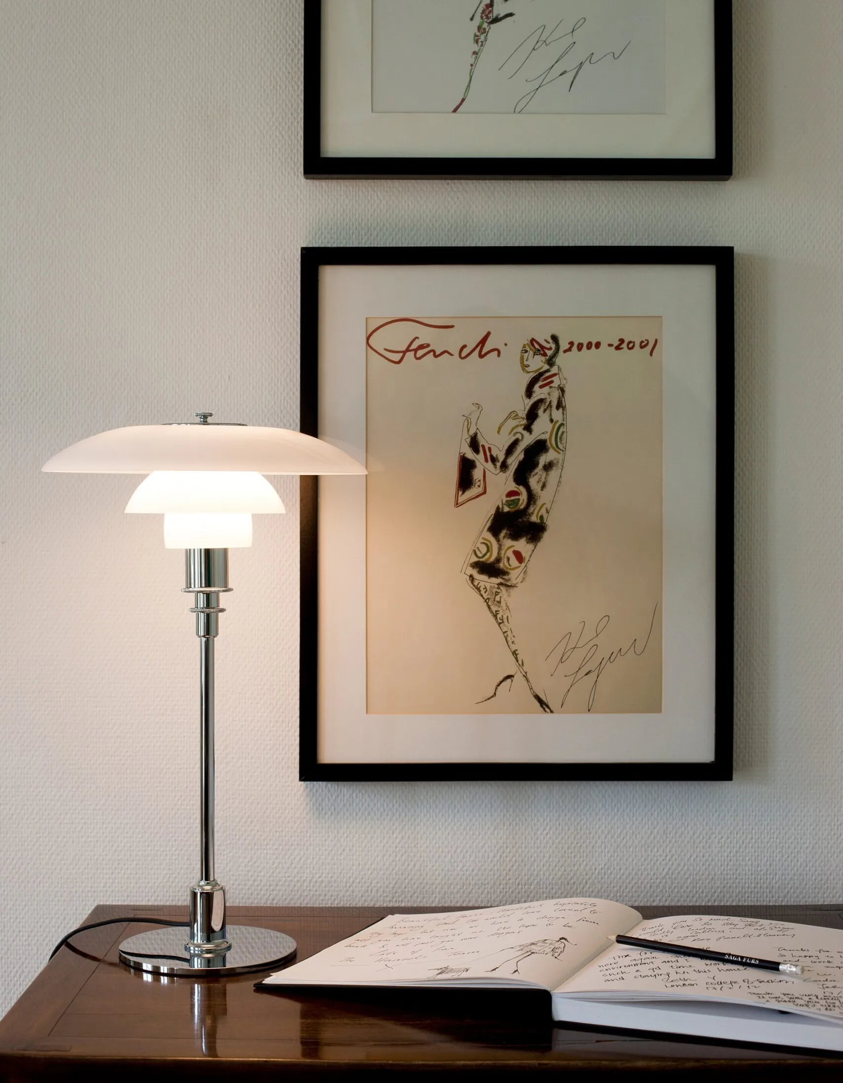 Lámpara de mesa PH 3/2, Cromo Louis Poulsen