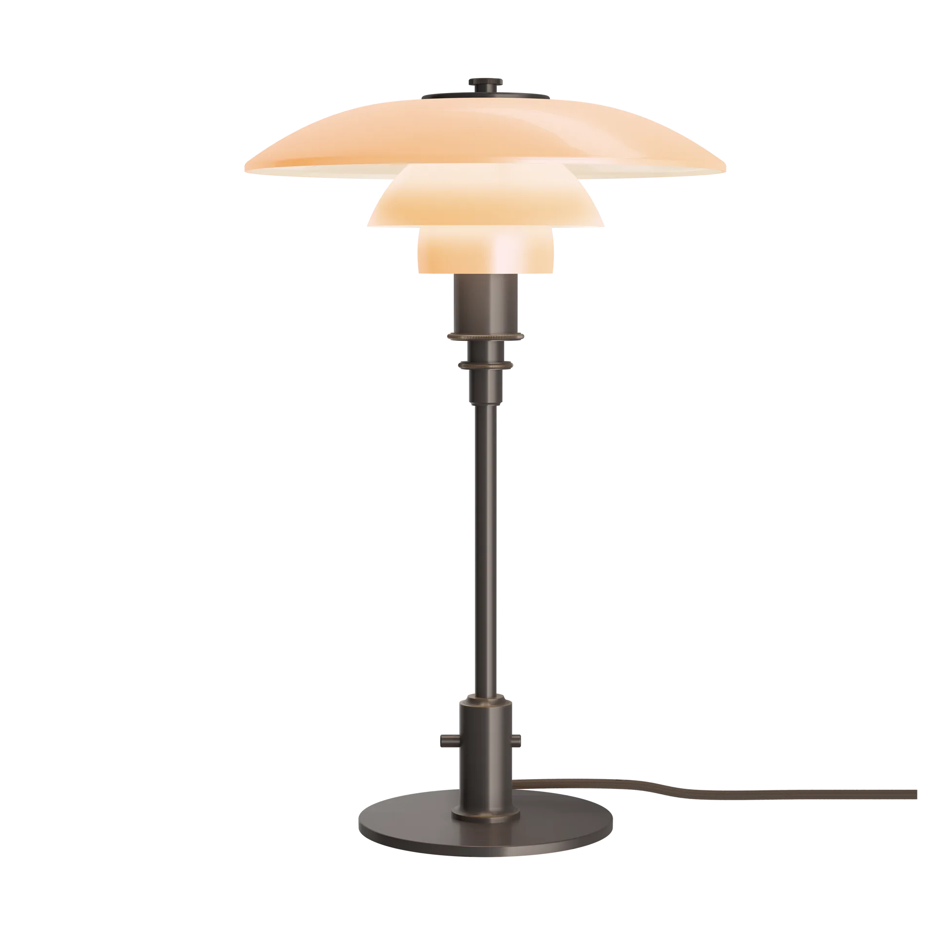 Lámpara de mesa PH 3/2, Dusty terracotta Limited Edition Louis Poulsen
