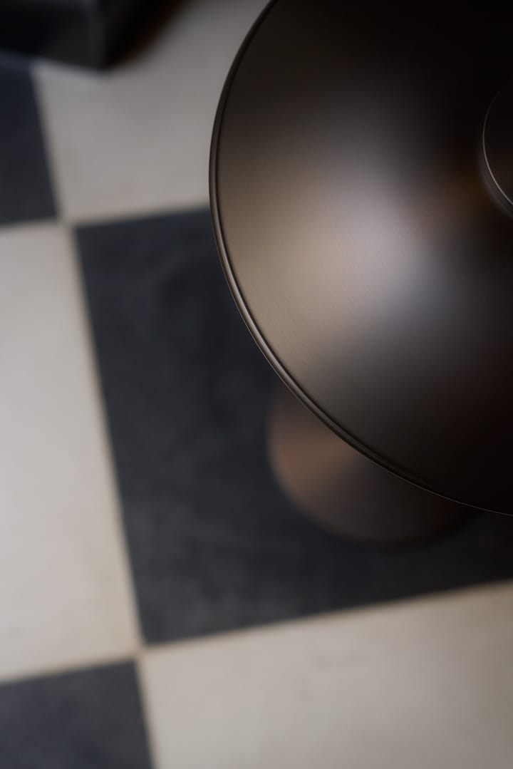 Lámpara de mesa PH 3/2 Luna, Aged brass-vidrio opalino Louis Poulsen