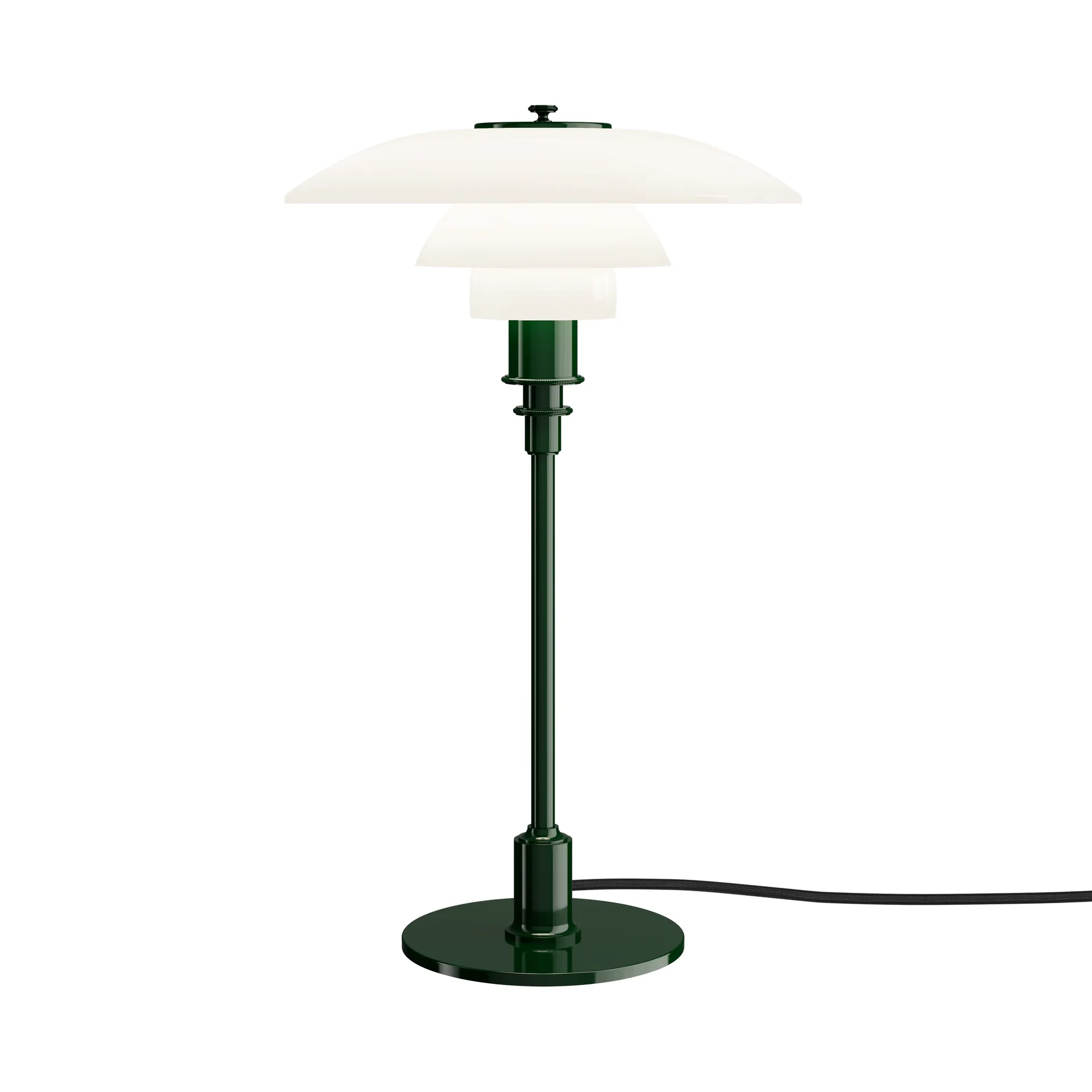 Lámpara de mesa PH 3/2, verde intenso brillante Louis Poulsen
