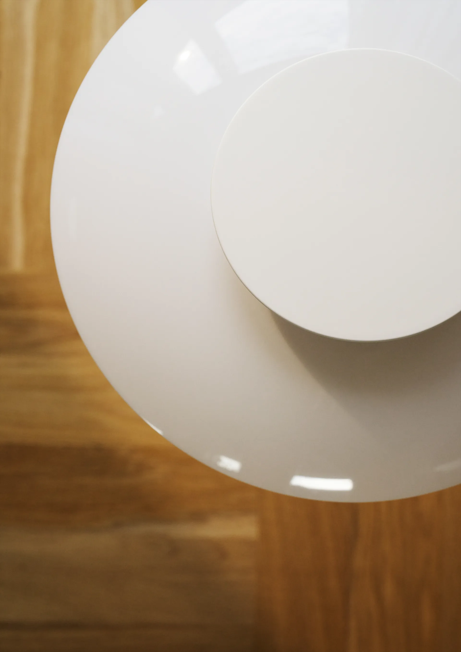 Lámpara de mesa PH 80, Opal blanco, blanco Louis Poulsen
