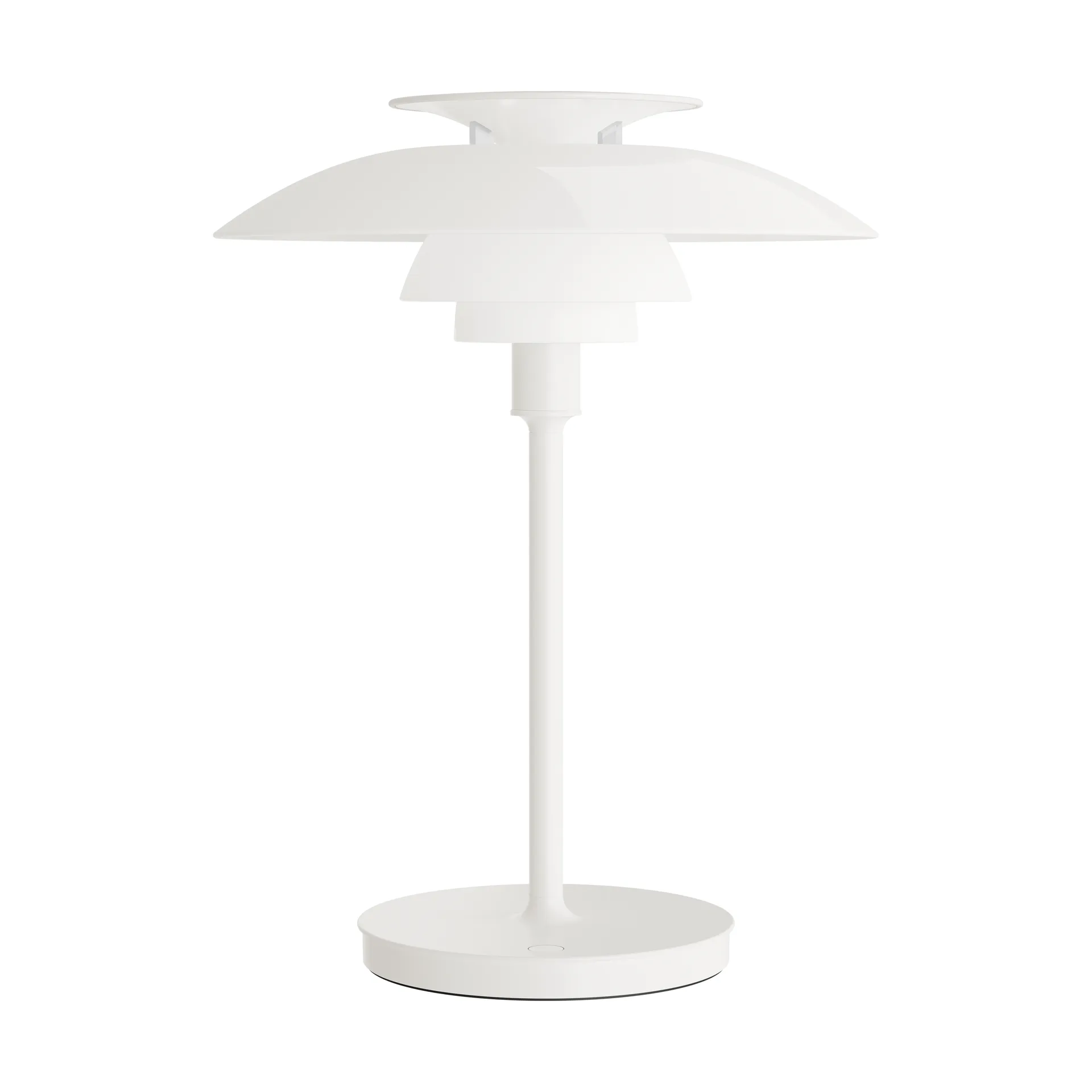 Lámpara de mesa PH 80 portátil , Opal blanco, blanco Louis Poulsen