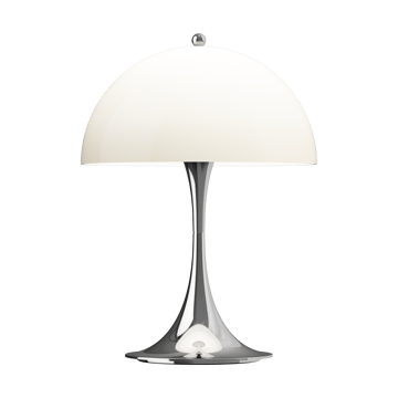 Lámpara de mesa portátil Panthella 250 - Chrome opal beige - Louis Poulsen