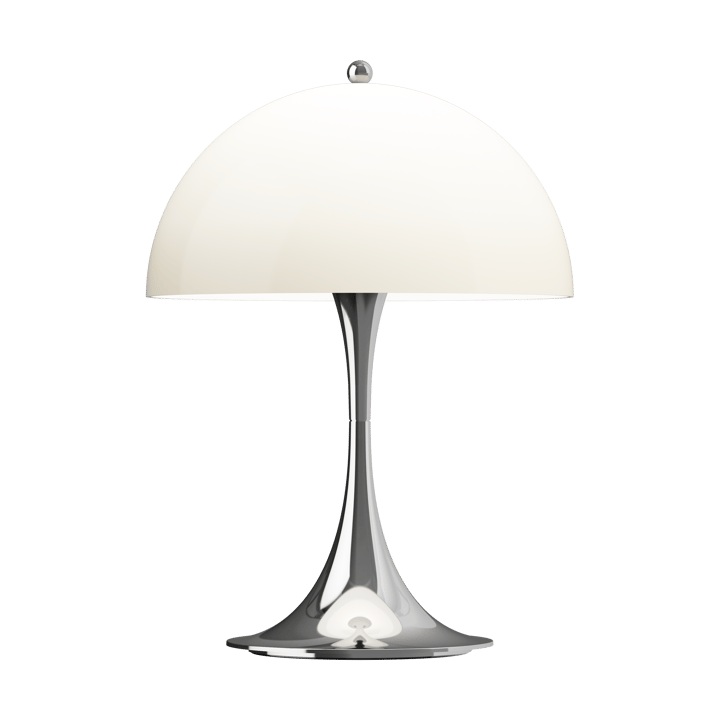 Lámpara de mesa portátil Panthella 250, Chrome opal beige Louis Poulsen