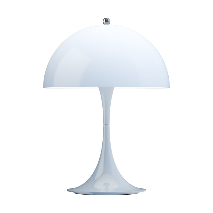 Lámpara de mesa portátil Panthella 250, Opal pale blue Louis Poulsen