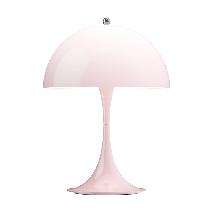 Lámpara de mesa portátil Panthella 250, Opal pale rose Louis Poulsen