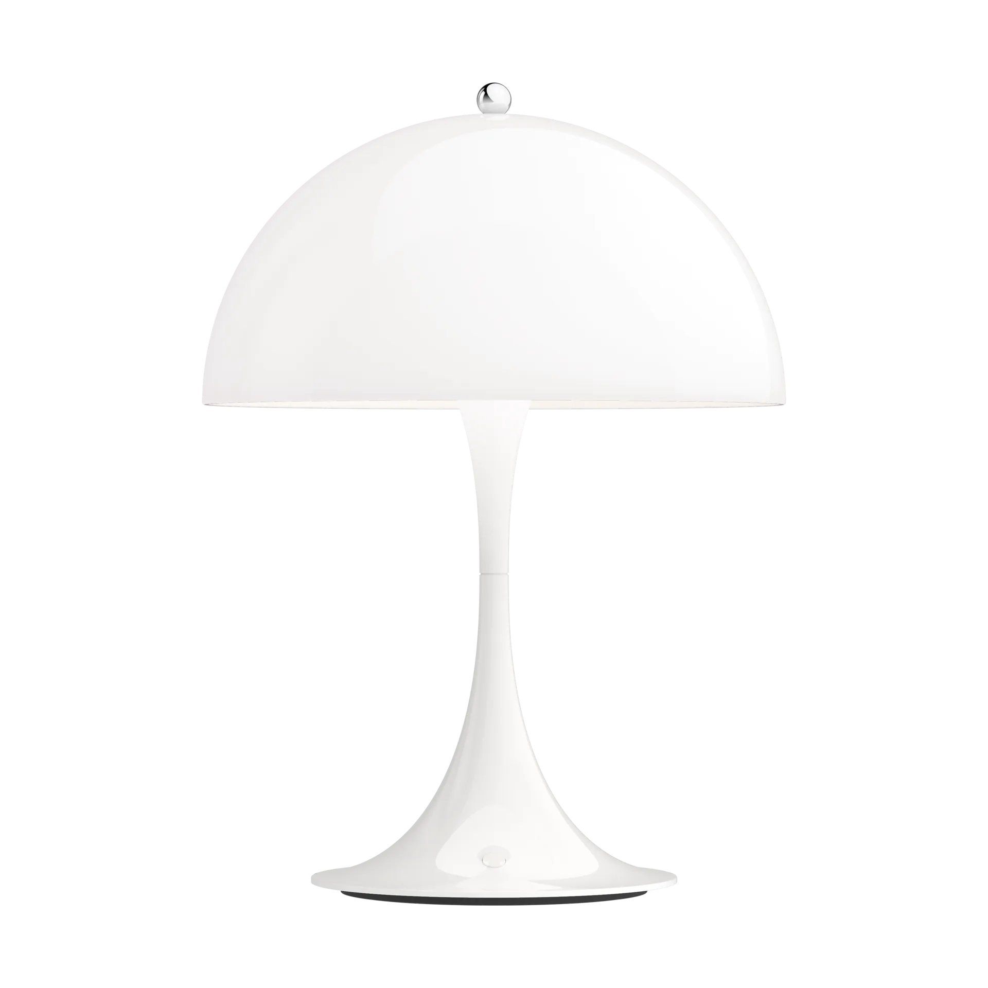 Lámpara de mesa portátil Panthella 250 V3, Acrílico opal blanco Louis Poulsen