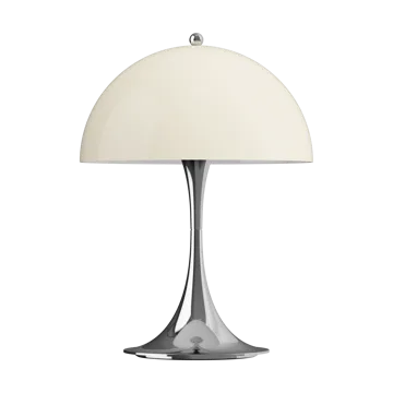 Lámpara de mesa portátil Panthella 250 V3 - Chrome opal beige - Louis Poulsen