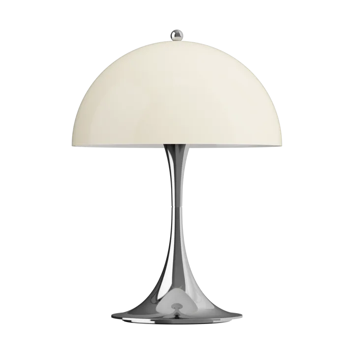 Lámpara de mesa portátil Panthella 250 V3 - Chrome opal beige - Louis Poulsen