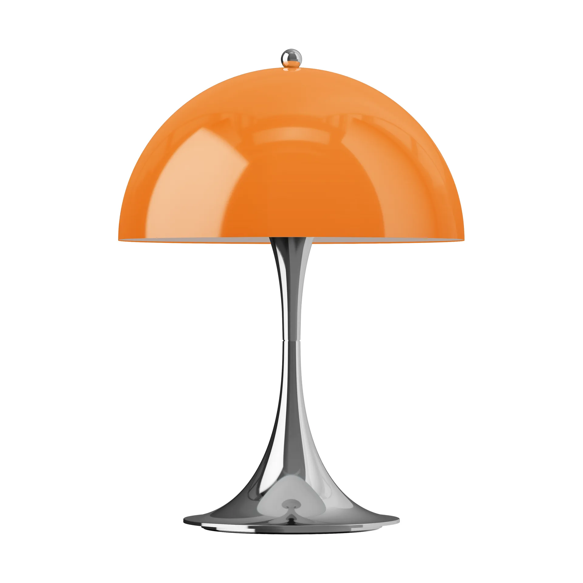 Lámpara de mesa portátil Panthella 250 V3, Original Opal Orange Louis Poulsen